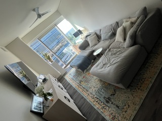 Move-out cleaning apartment living area